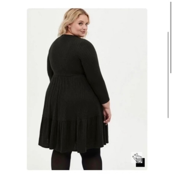 TORRID Olive Sweater Dress - Picture 3 of 9